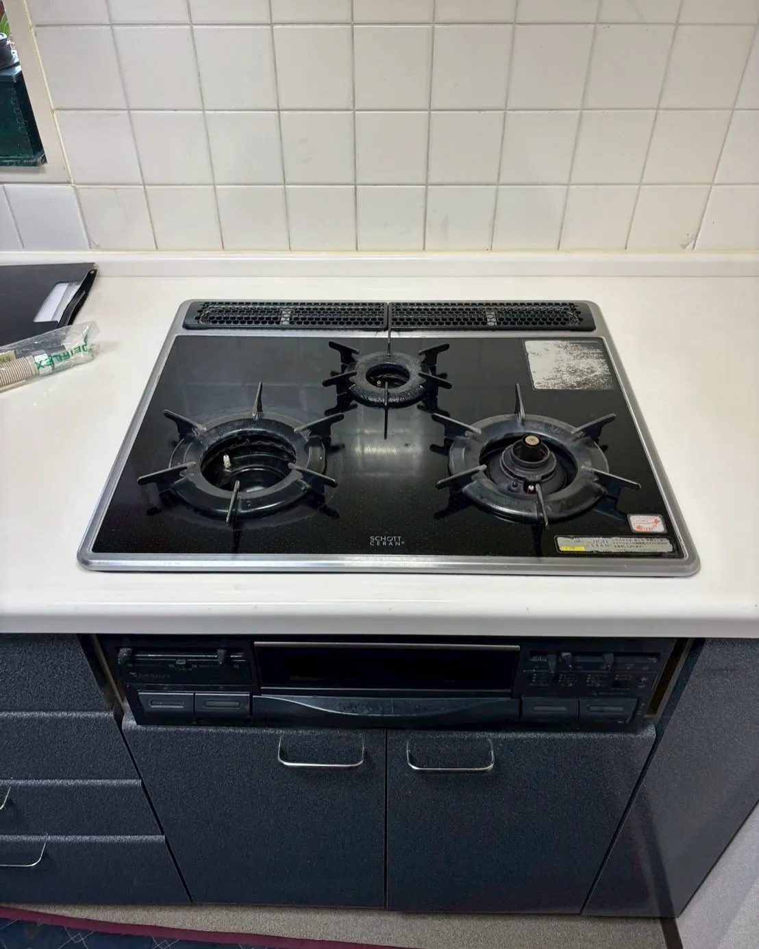 横浜市神奈川県大和市のビルトインコンロ交換工事👷