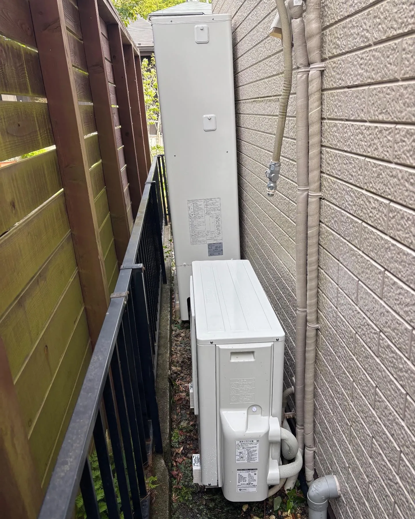 東京都目黒区のエコキュート交換工事👷