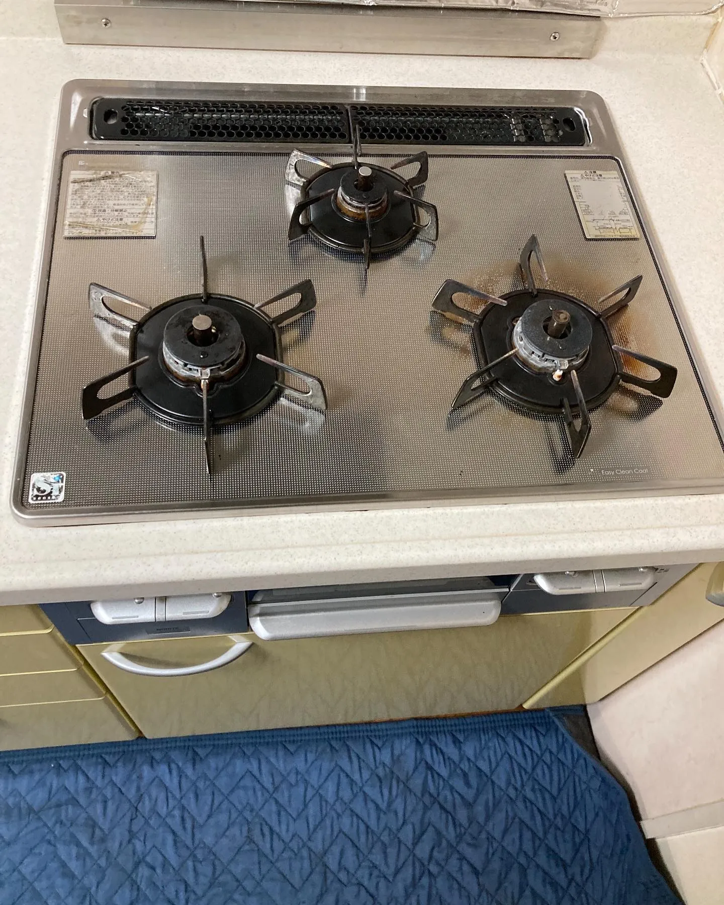 東京都江戸川区のビルトインコンロ交換工事👷