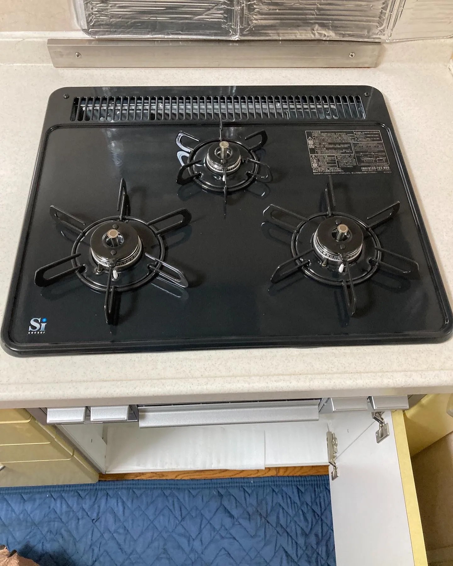 東京都江戸川区のビルトインコンロ交換工事👷