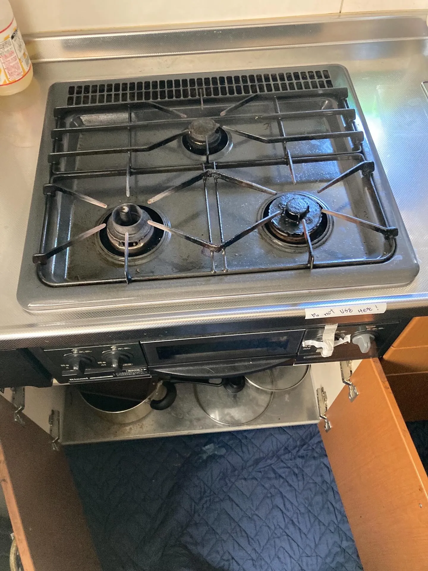 東京都文京区のビルトインコンロ交換工事👷