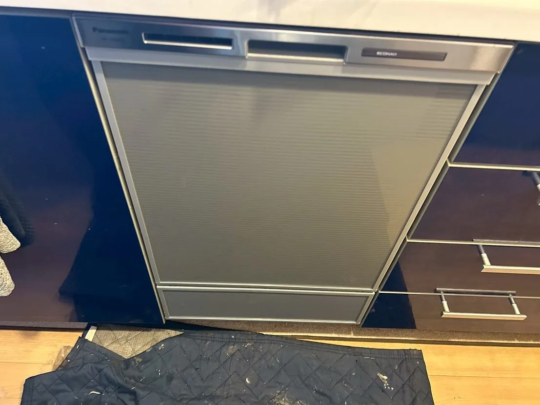 横浜市金沢区のビルトイン食洗機交換工事👷